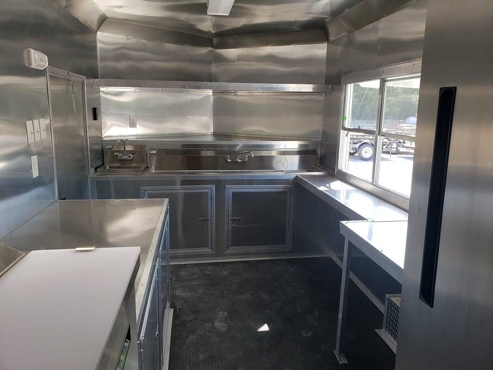 186-8.5-x-16-white-concession-food-trailer-with-appliances-15.jpg 8.5' x 16' White Concession Food Trailer With Appliances