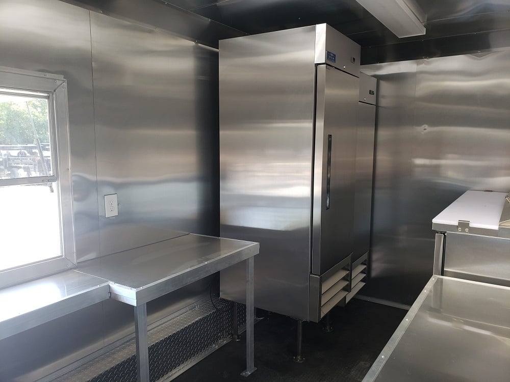 186-8.5-x-16-white-concession-food-trailer-with-appliances-2.jpg 8.5' x 16' White Concession Food Trailer With Appliances