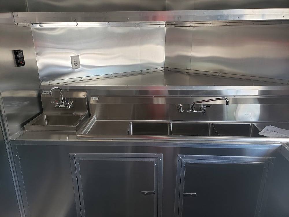 186-8.5-x-16-white-concession-food-trailer-with-appliances-4.jpg 8.5' x 16' White Concession Food Trailer With Appliances
