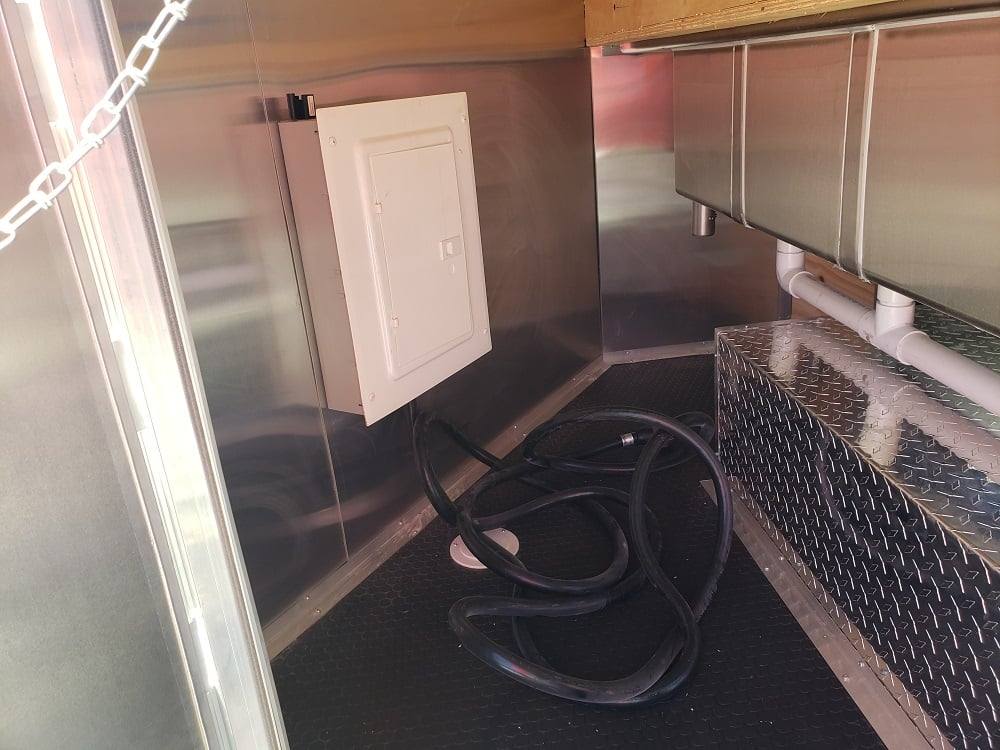 186-8.5-x-16-white-concession-food-trailer-with-appliances-8.jpg 8.5' x 16' White Concession Food Trailer With Appliances