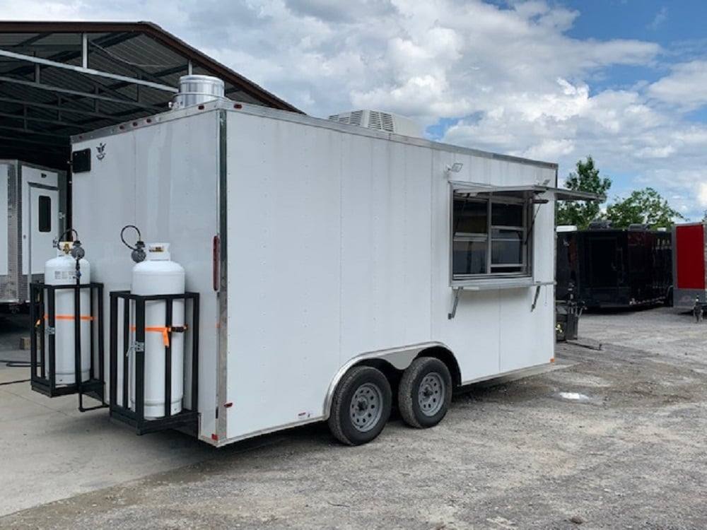 187-8.5-x-16-white-concession-food-trailer-with-appliances-19.jpg 8.5' x 16' White Concession Food Trailer With Appliances