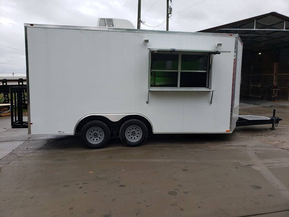 188-8.5-x-16-white-concession-trailer-event-catering-15.jpg 8.5' x 16' White Concession Trailer Event Catering