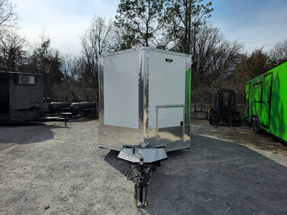 8.5' X 16' White Concession Trailer Food Event Catering