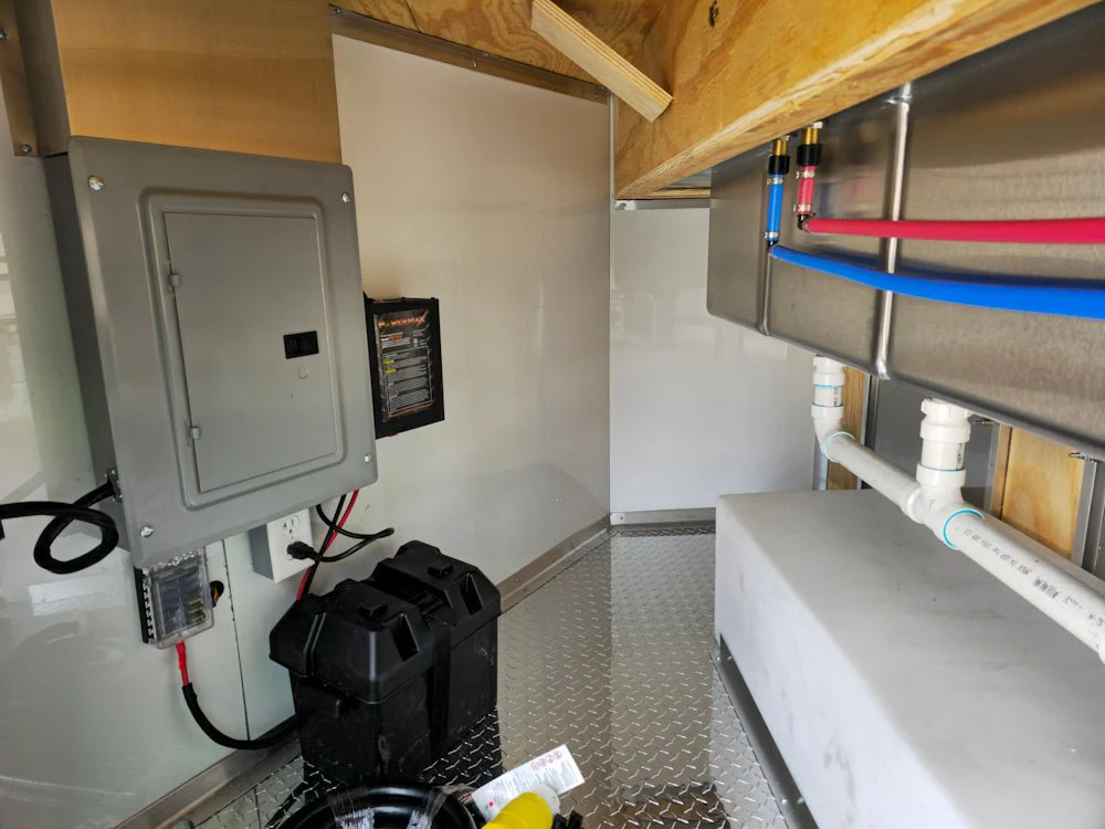 8.5' X 16' White Concession Trailer Food Event Catering