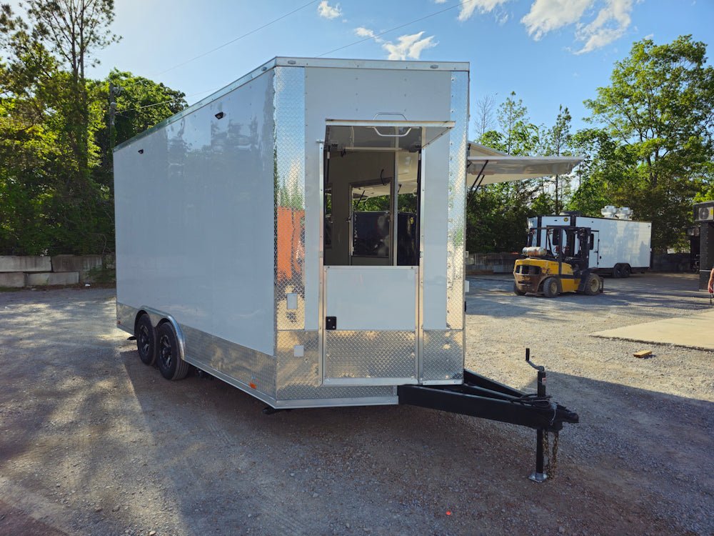 190-8.5-x-16-white-concession-trailer-food-event-catering-10.jpg 8.5' X 16' White Concession Trailer Food Event Catering
