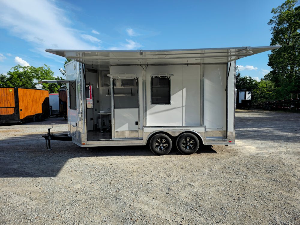 190-8.5-x-16-white-concession-trailer-food-event-catering-3.jpg 8.5' X 16' White Concession Trailer Food Event Catering