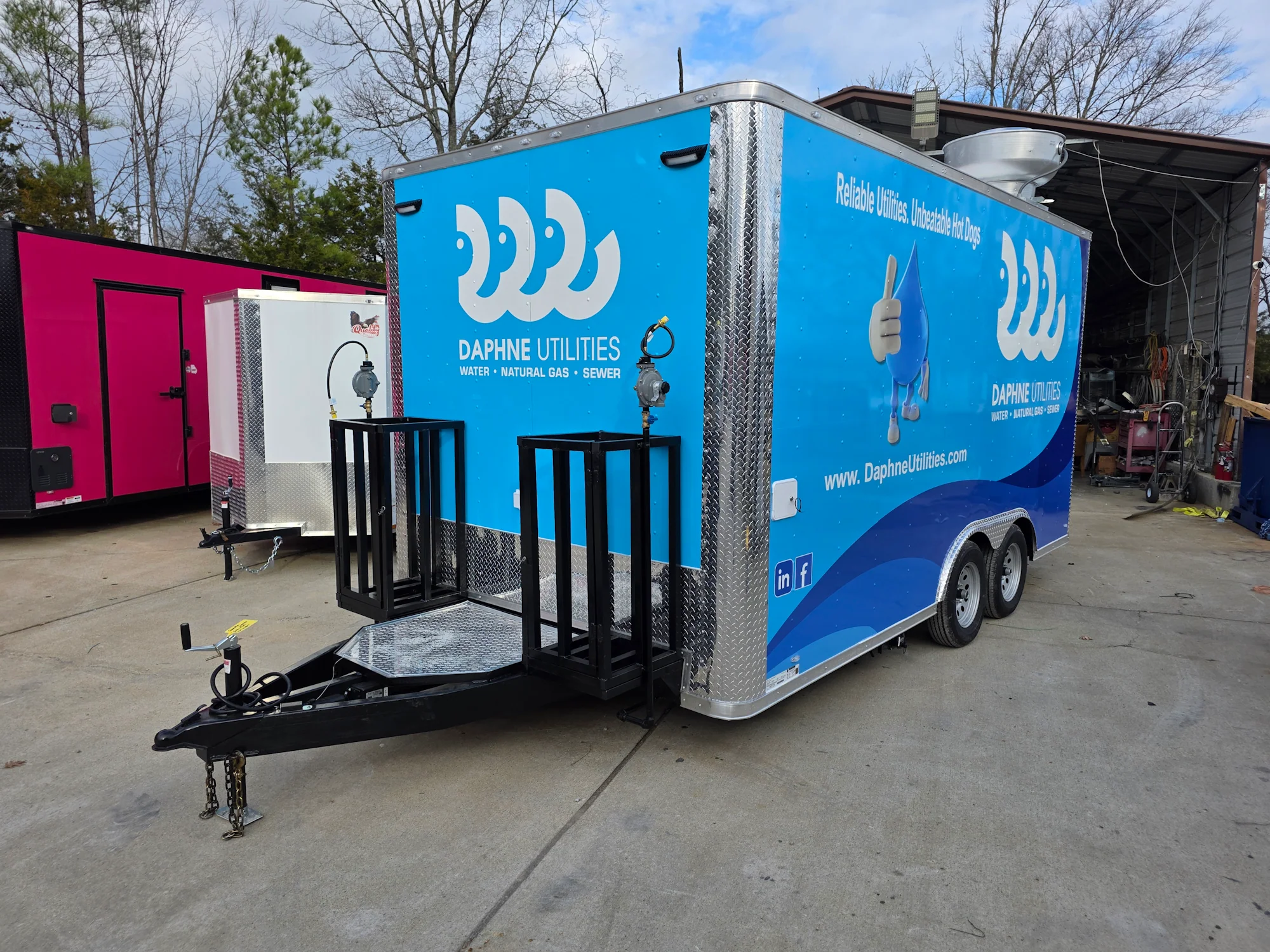 191-8.5-x-16-white-concession-trailer-food-event-catering-3.webp 8.5' X 16' White Concession Trailer Food Event Catering