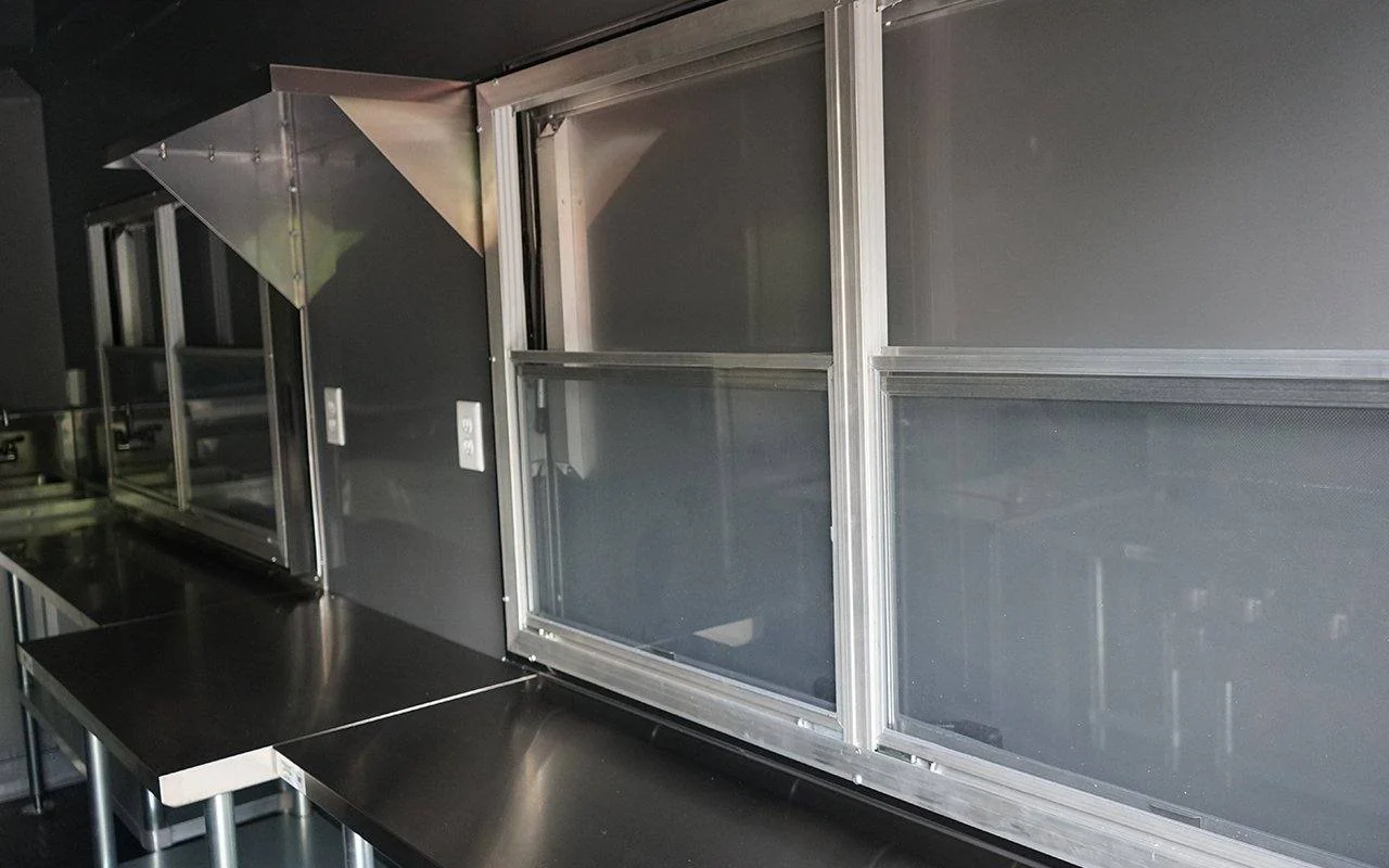 8.5' x 16' White Concession Trailer with Appliances