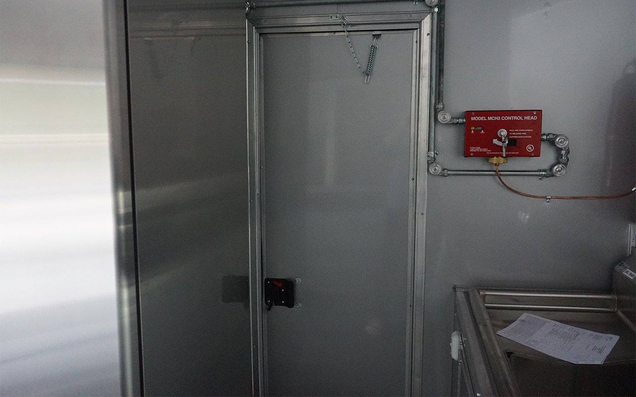 8.5' x 16' White Concession Trailer with Appliances