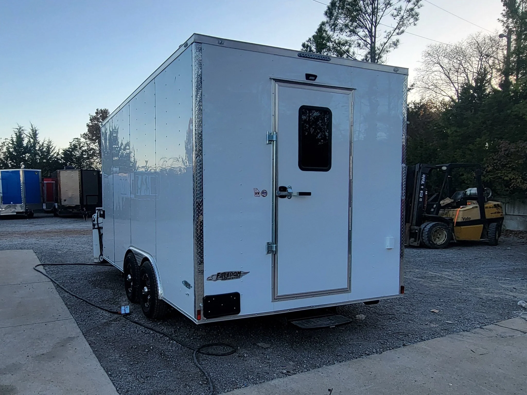 193-8.5-x-16-white-custom-pizza-concession-trailer-event-catering-11.webp 8.5' X 16' White Custom Pizza Concession Trailer Event Catering