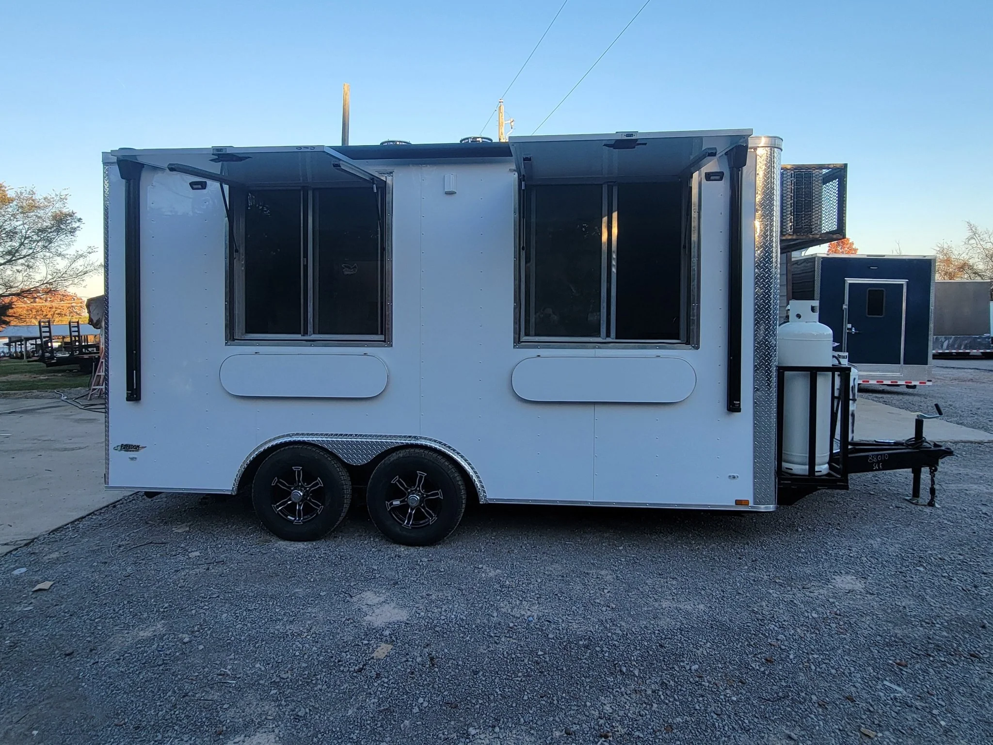 193-8.5-x-16-white-custom-pizza-concession-trailer-event-catering-8.webp 8.5' X 16' White Custom Pizza Concession Trailer Event Catering