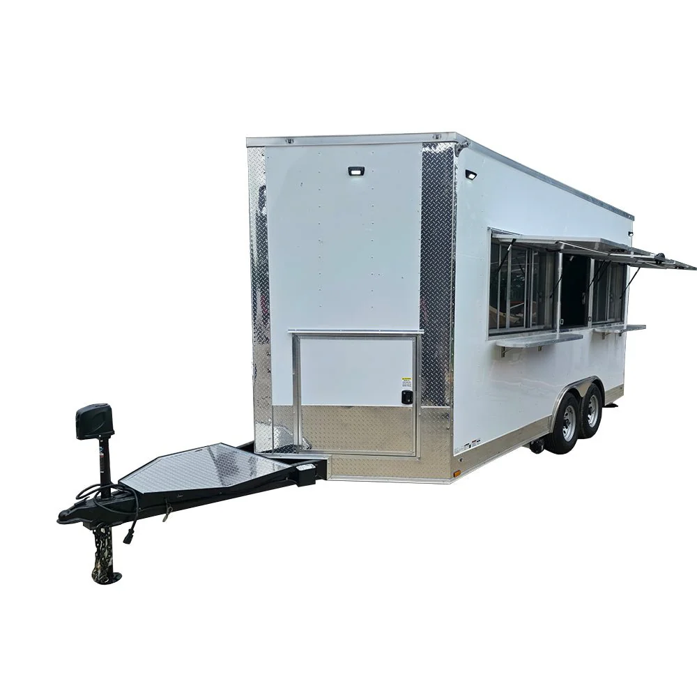 194-8.5-x-16-white-ice-cream-beverage-concession-trailer-food-event-catering-1.webp 8.5' X 16' White Ice Cream Beverage Concession Trailer Food Event Catering