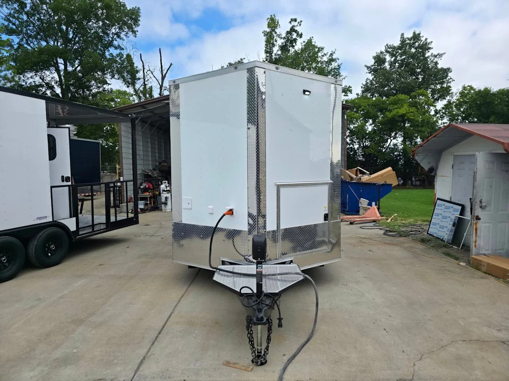 8.5' X 16' White Ice Cream Beverage Concession Trailer Food Event Catering