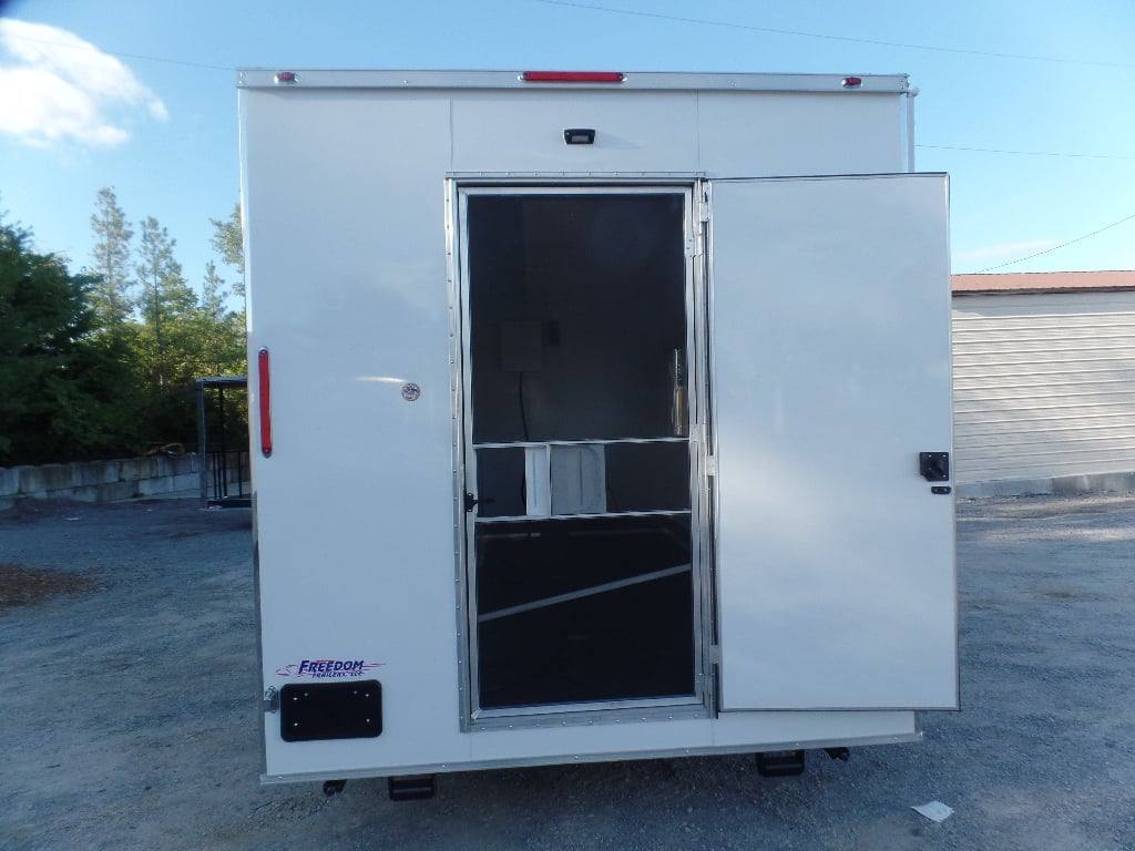 195-8.5-x-16-white-snow-cone-concession-food-trailer-11.jpg 8.5' x 16' White Snow Cone Concession Food Trailer
