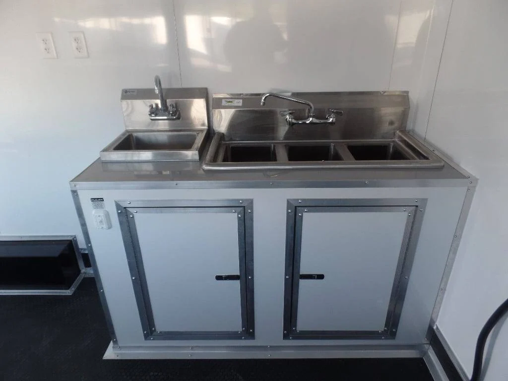 195-8.5-x-16-white-snow-cone-concession-food-trailer-4.webp 8.5' x 16' White Snow Cone Concession Food Trailer