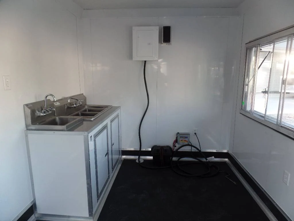 195-8.5-x-16-white-snow-cone-concession-food-trailer-7.webp 8.5' x 16' White Snow Cone Concession Food Trailer