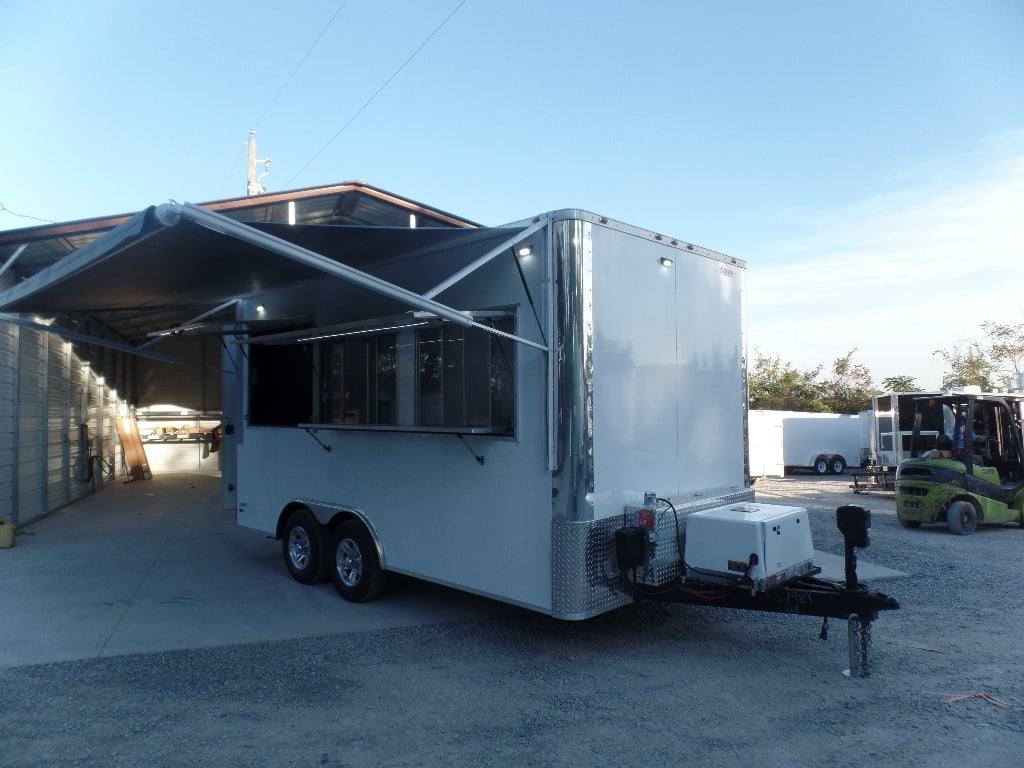 196-8.5-x-16-white-snow-cone-concession-food-trailer-1.jpg 8.5' x 16' White Snow Cone Concession Food Trailer