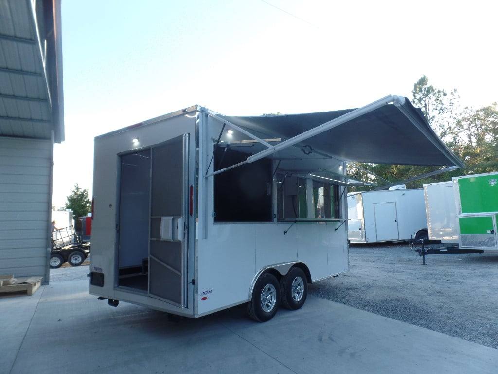 196-8.5-x-16-white-snow-cone-concession-food-trailer-13.jpg 8.5' x 16' White Snow Cone Concession Food Trailer