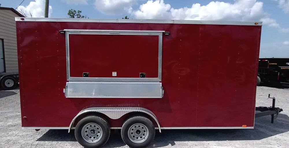 7' x 16' Brandy Wine Concession Trailer