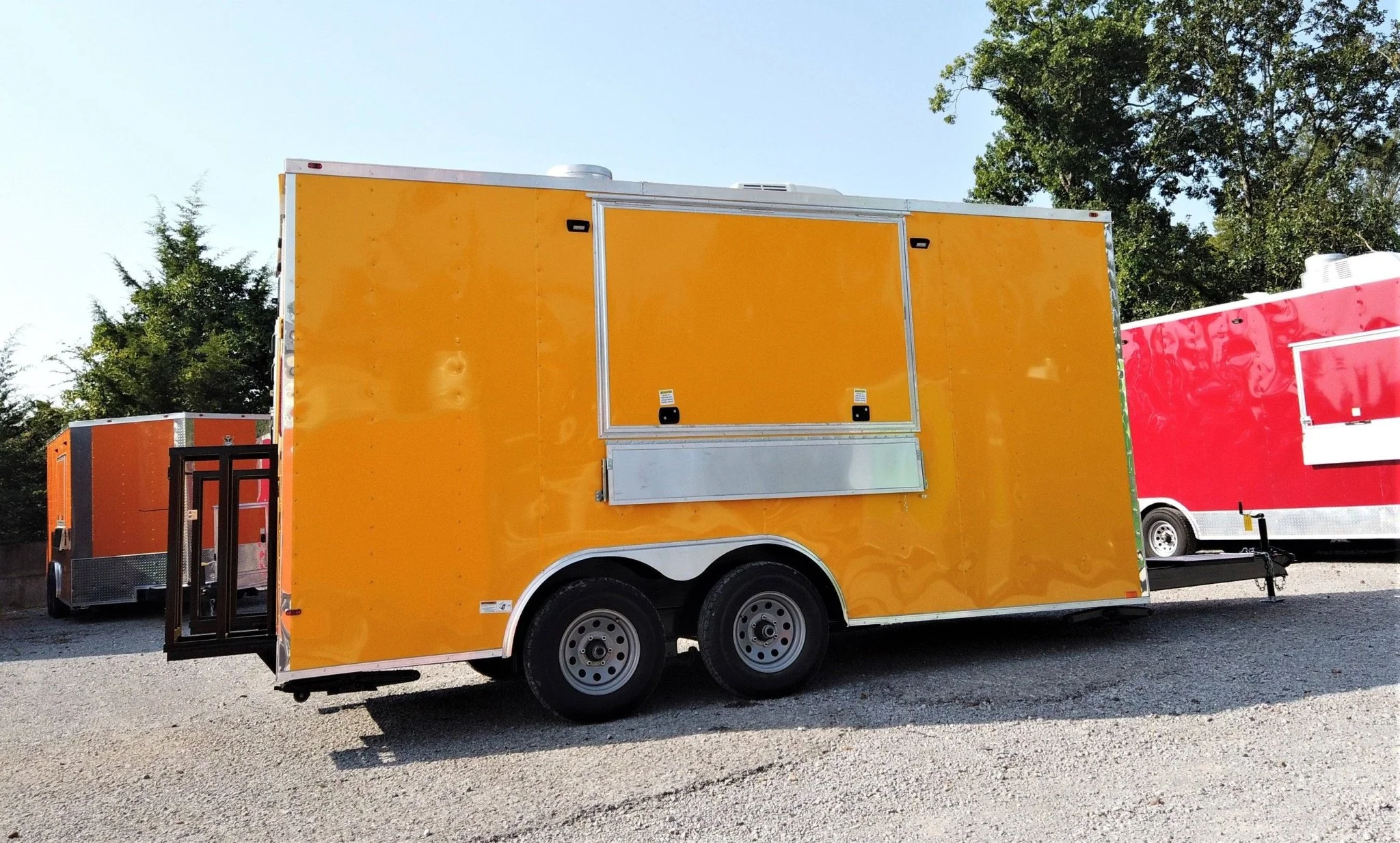 200-8.5-x-16-yellow-concession-food-v-nose-trailer-22.webp 8.5' x 16' Yellow Concession Food V-Nose Trailer