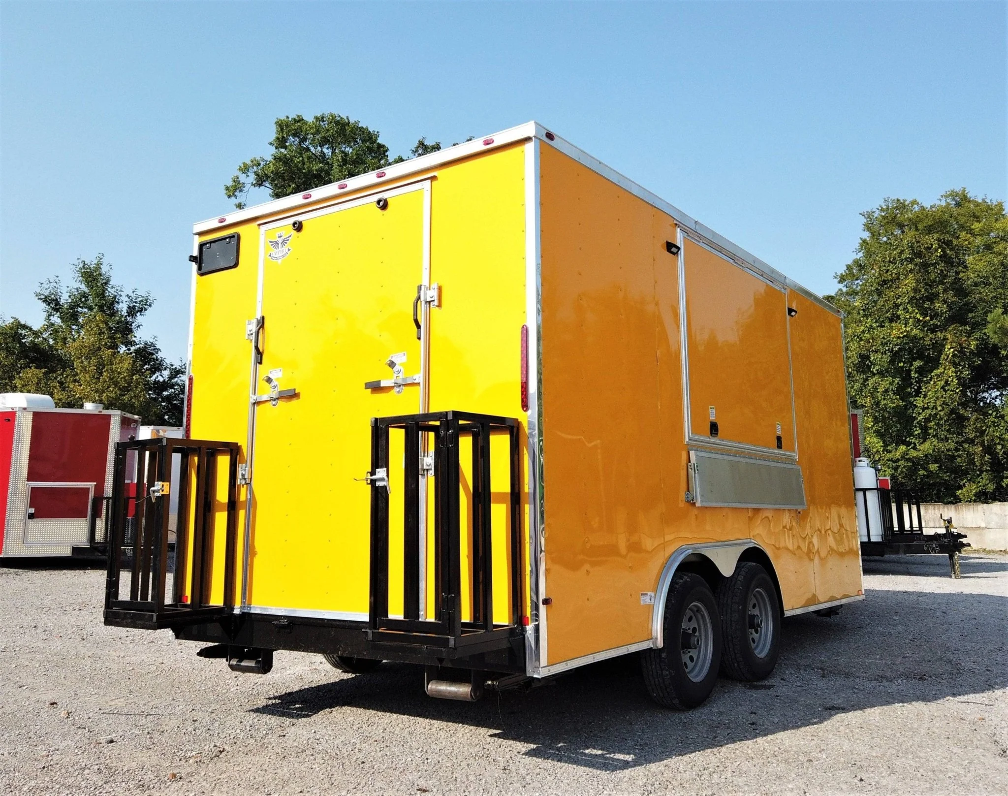 200-8.5-x-16-yellow-concession-food-v-nose-trailer-25.webp 8.5' x 16' Yellow Concession Food V-Nose Trailer
