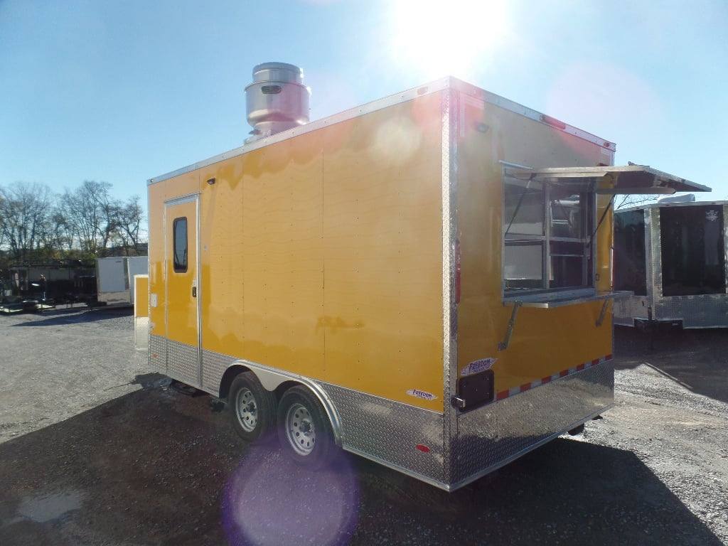201-8.5-x-16-yellow-event-concession-food-trailer-21.jpg 8.5' x 16' Yellow Event Concession Food Trailer