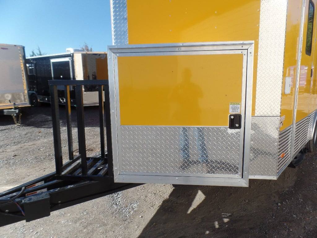 201-8.5-x-16-yellow-event-concession-food-trailer-8.jpg 8.5' x 16' Yellow Event Concession Food Trailer