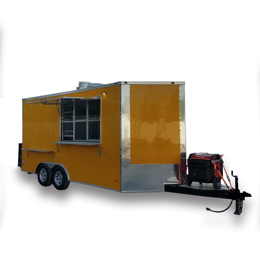 204-8.5-x-16-yellow-food-concession-trailer-with-appliances-1.jpg 8.5' x 16' Yellow Food Concession Trailer with Appliances