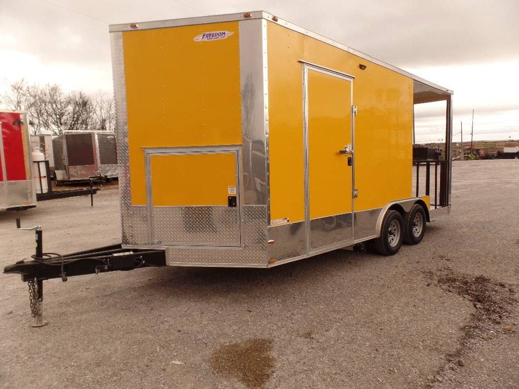 205-8.5-x-17-bbq-concession-food-porch-style-trailer-14.jpg 8.5' x 17' BBQ Concession Food Porch Style Trailer