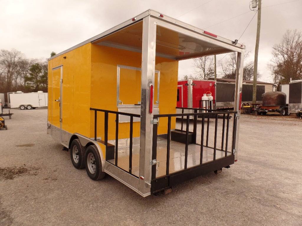 205-8.5-x-17-bbq-concession-food-porch-style-trailer-2.jpg 8.5' x 17' BBQ Concession Food Porch Style Trailer