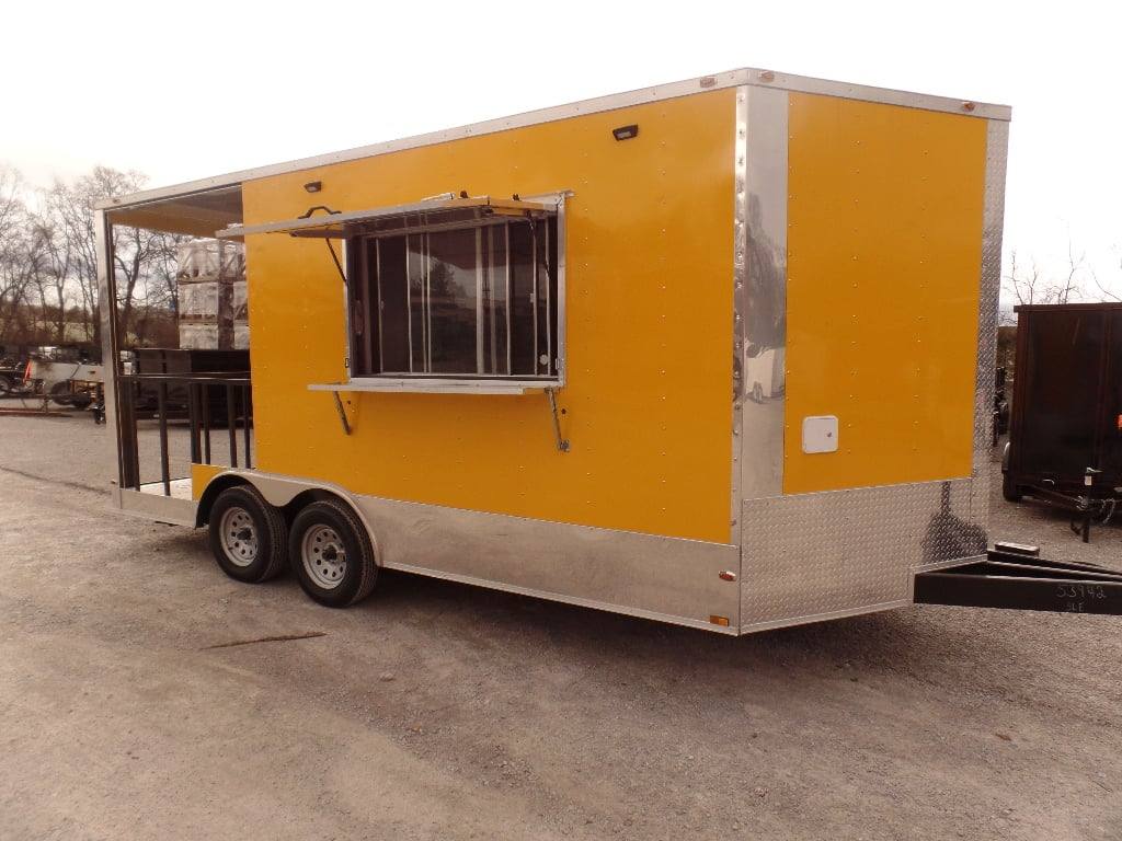 205-8.5-x-17-bbq-concession-food-porch-style-trailer-4.jpg 8.5' x 17' BBQ Concession Food Porch Style Trailer