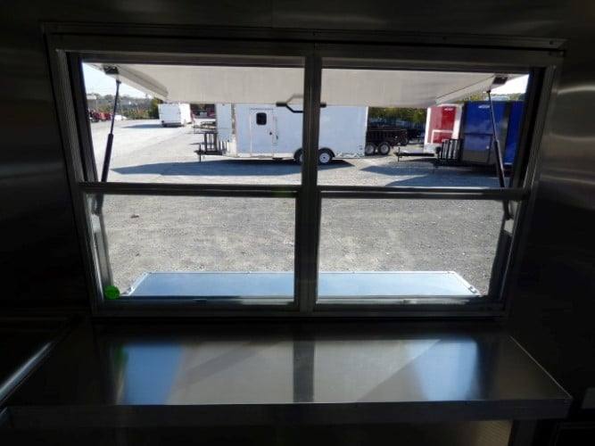 208-8.5-x-17-concession-red-bbq-food-catering-event-trailer-13.jpg 8.5' x 17' Concession Red BBQ Food Catering Event Trailer