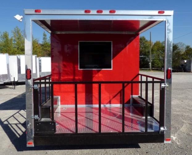 208-8.5-x-17-concession-red-bbq-food-catering-event-trailer-14.jpg 8.5' x 17' Concession Red BBQ Food Catering Event Trailer