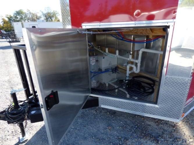 208-8.5-x-17-concession-red-bbq-food-catering-event-trailer-18.jpg 8.5' x 17' Concession Red BBQ Food Catering Event Trailer