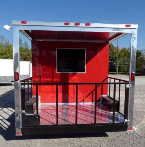 208-8.5-x-17-concession-red-bbq-food-catering-event-trailer-25.jpg 8.5' x 17' Concession Red BBQ Food Catering Event Trailer