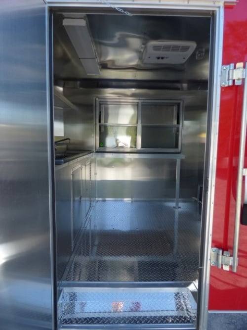 208-8.5-x-17-concession-red-bbq-food-catering-event-trailer-5.jpg 8.5' x 17' Concession Red BBQ Food Catering Event Trailer