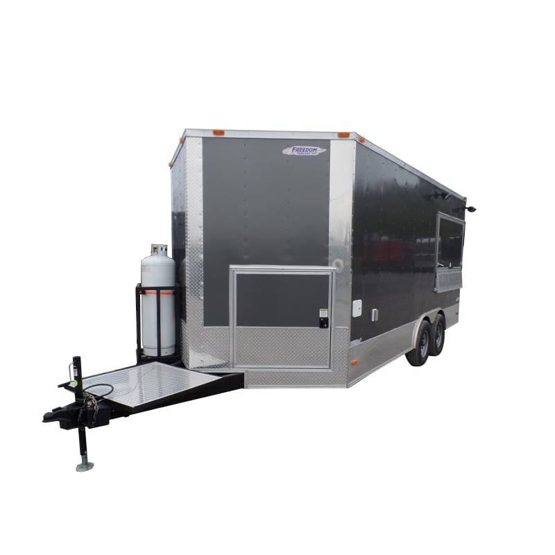 209-8.5-x-17-concession-trailer-charcoal-grey-food-event-catering-1.jpg 8.5' x 17' Concession Trailer Charcoal Grey Food Event Catering