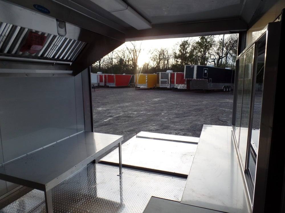 209-8.5-x-17-concession-trailer-charcoal-grey-food-event-catering-2.jpg 8.5' x 17' Concession Trailer Charcoal Grey Food Event Catering