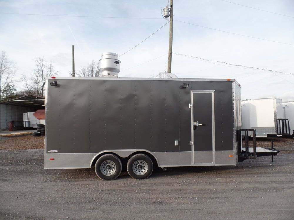 209-8.5-x-17-concession-trailer-charcoal-grey-food-event-catering-3.jpg 8.5' x 17' Concession Trailer Charcoal Grey Food Event Catering