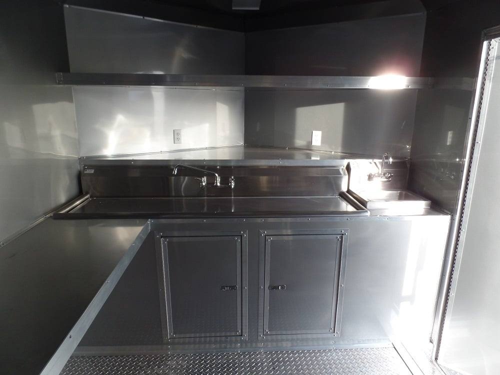 209-8.5-x-17-concession-trailer-charcoal-grey-food-event-catering-4.jpg 8.5' x 17' Concession Trailer Charcoal Grey Food Event Catering