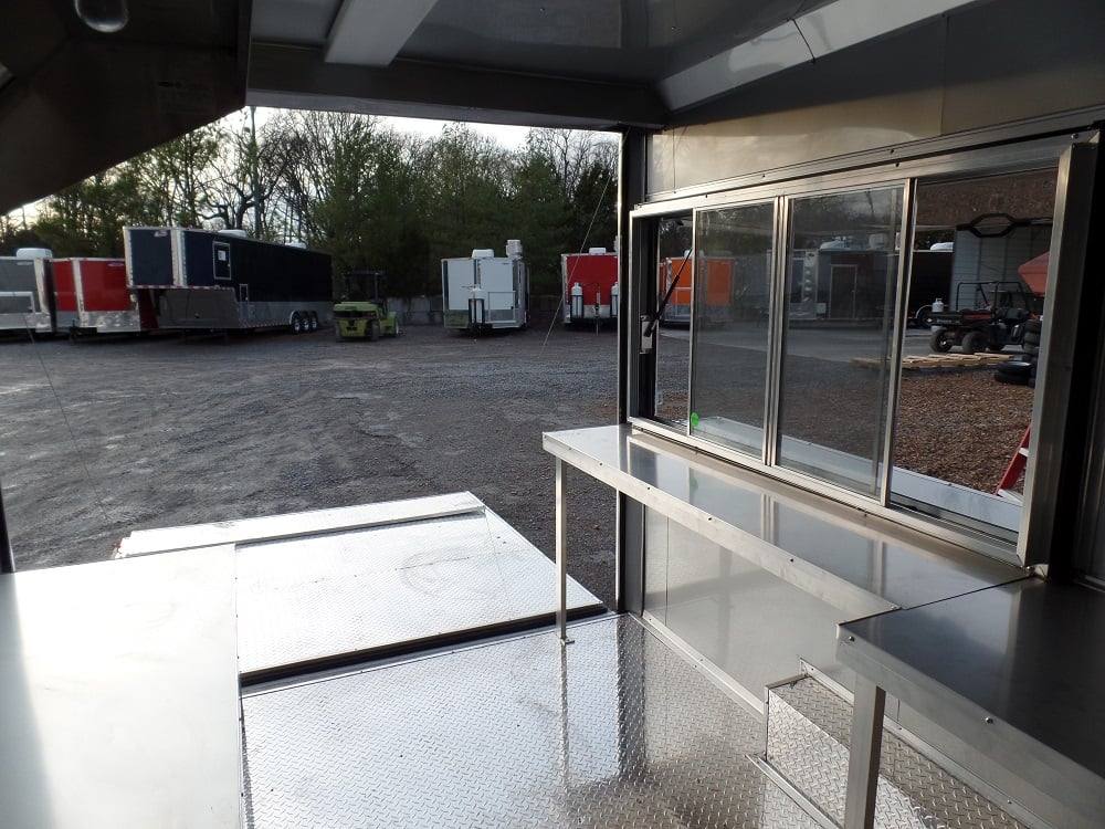 209-8.5-x-17-concession-trailer-charcoal-grey-food-event-catering-9.jpg 8.5' x 17' Concession Trailer Charcoal Grey Food Event Catering