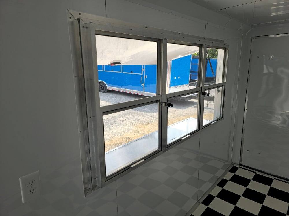 7' X 16' Flatfront Concession Trailer Food Event Catering