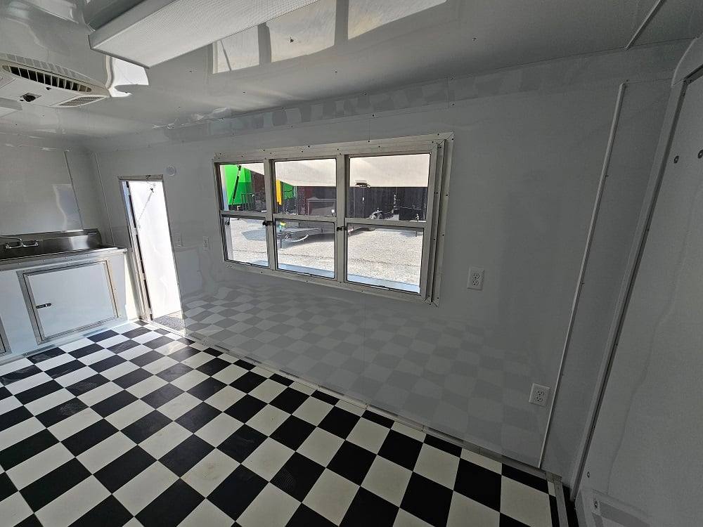 7' X 16' Flatfront Concession Trailer Food Event Catering