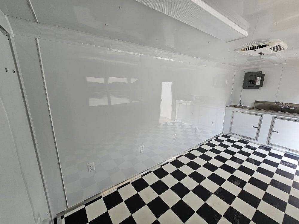 7' X 16' Flatfront Concession Trailer Food Event Catering