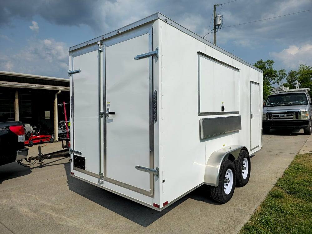 7' X 16' Flatfront Concession Trailer Food Event Catering