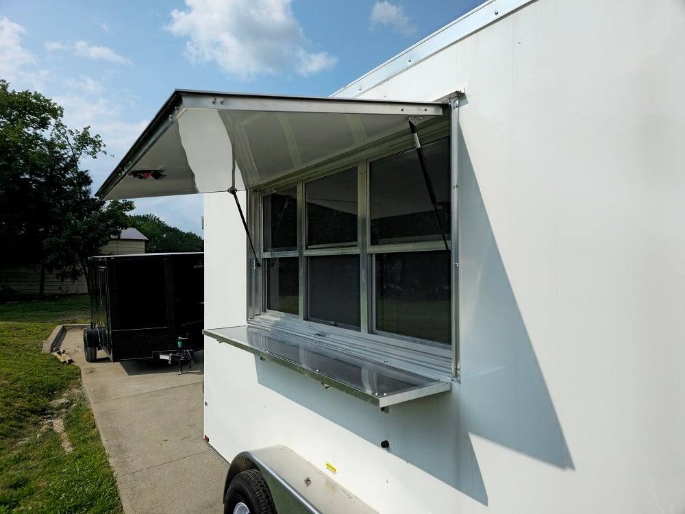 7' X 16' Flatfront Concession Trailer Food Event Catering