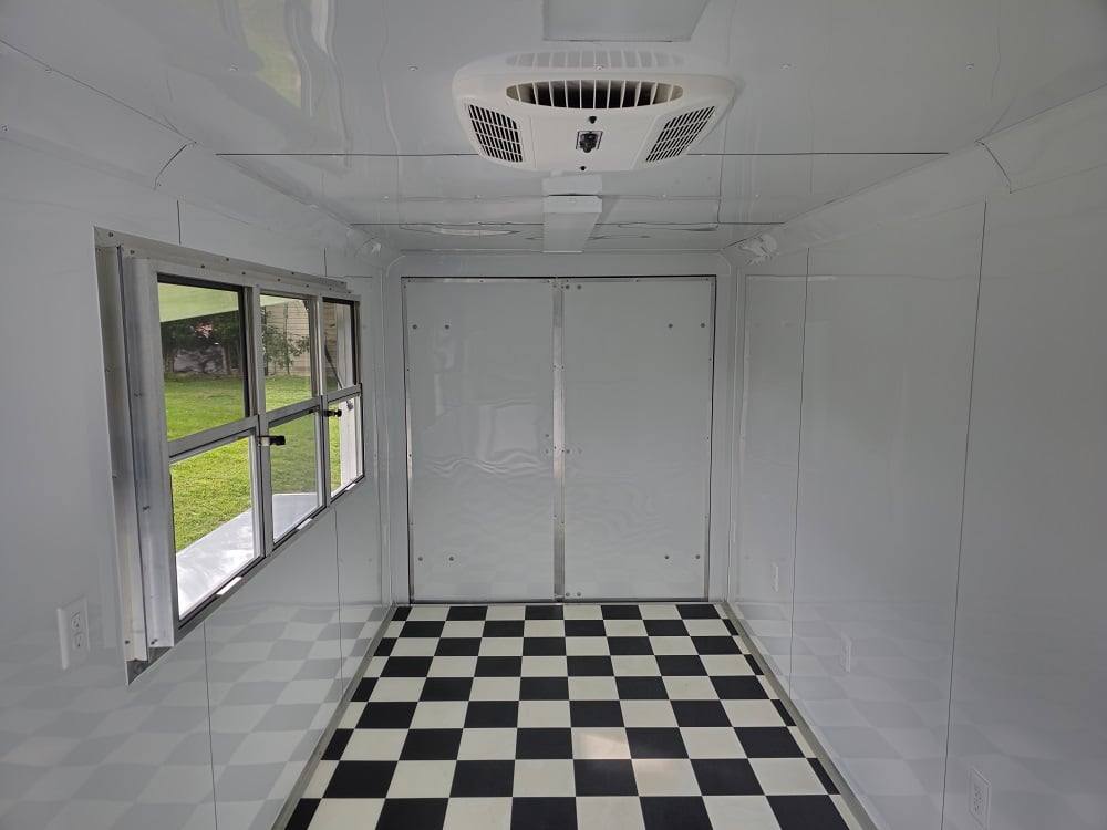 7' X 16' Flatfront Concession Trailer Food Event Catering