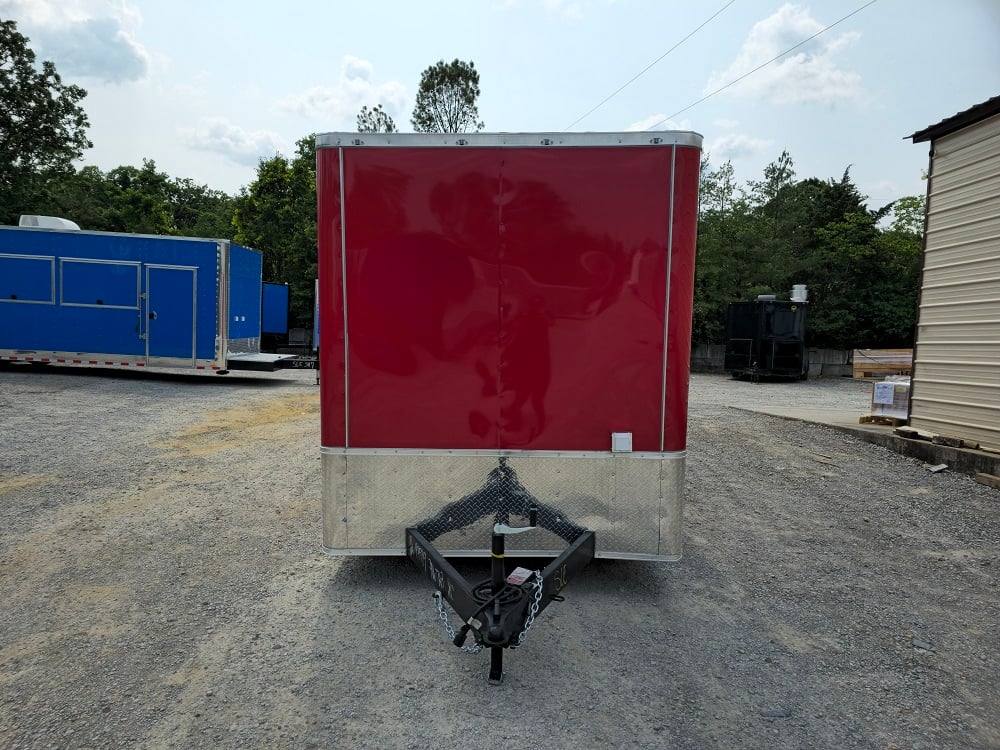 7' X 16' Flatfront Concession Trailer Food Event Catering