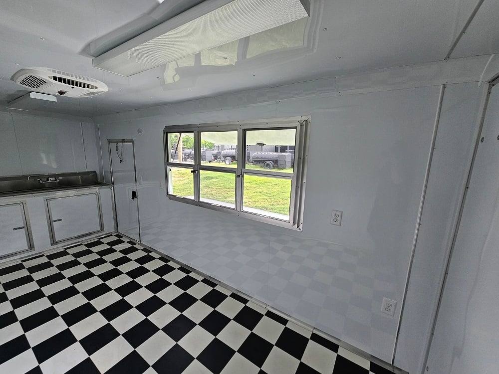 7' X 16' Flatfront Concession Trailer Food Event Catering