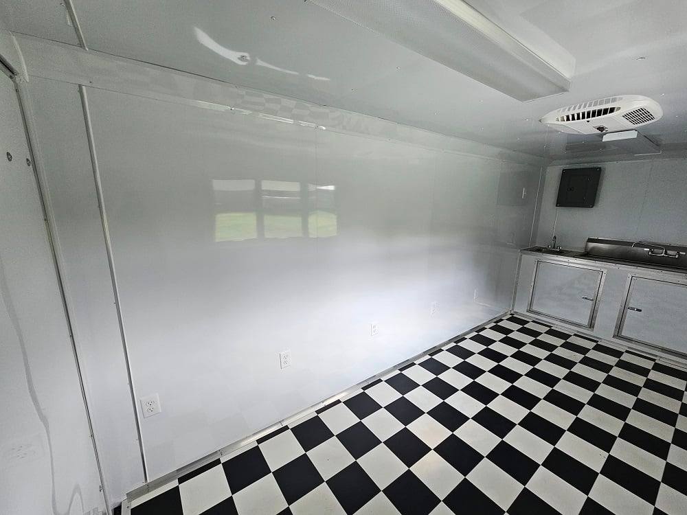 7' X 16' Flatfront Concession Trailer Food Event Catering